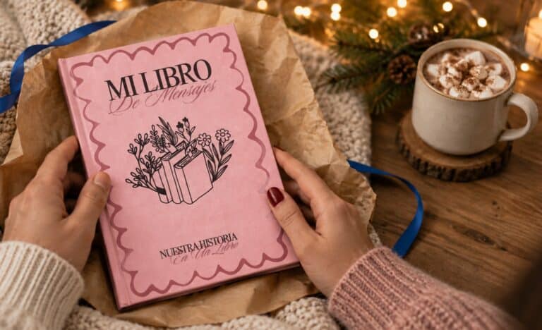 Message book as a Christmas gift