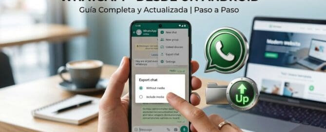 Exportación chat de Whatsapp Android